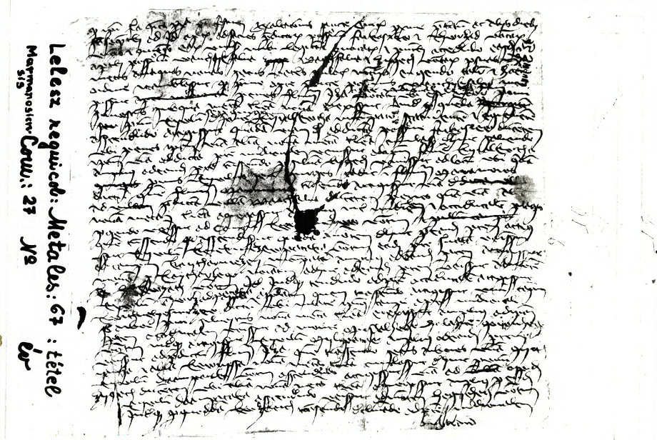 Figura 2: fotocopia documentului din 1411, MOL, DF 209544.